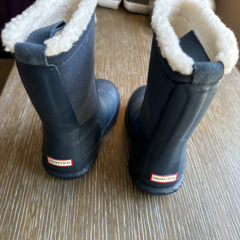 Hunter lined boots kids, new, uk 8, 9c